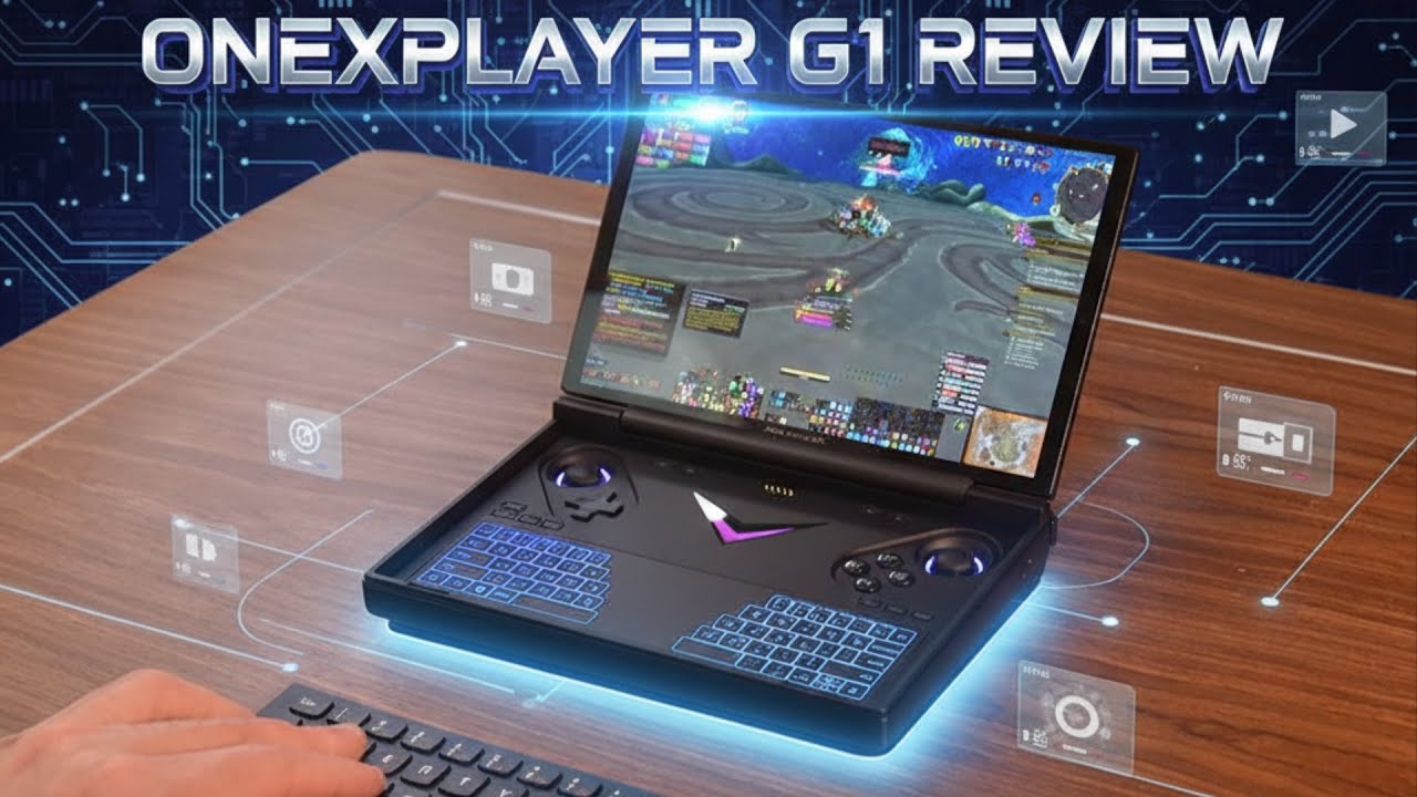 ONEXPLAYER G1 REVIEW - Are two keyboards better than one?