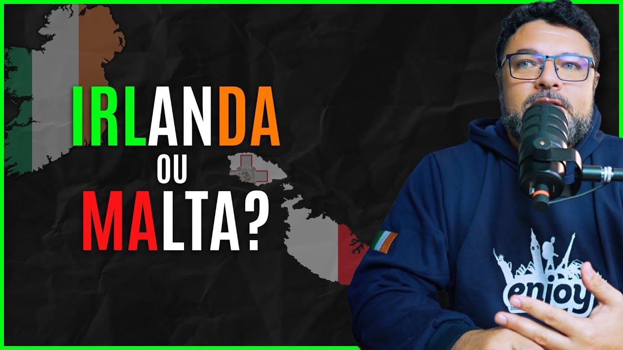 Intercâmbio Irlanda ou Malta? Qual é Melhor pra Juntar Dinheiro?