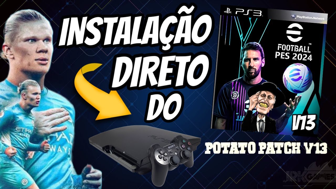 PES 2025   PARA PS3  - INSTALAÇÃO SEM  PEN-DRIVE