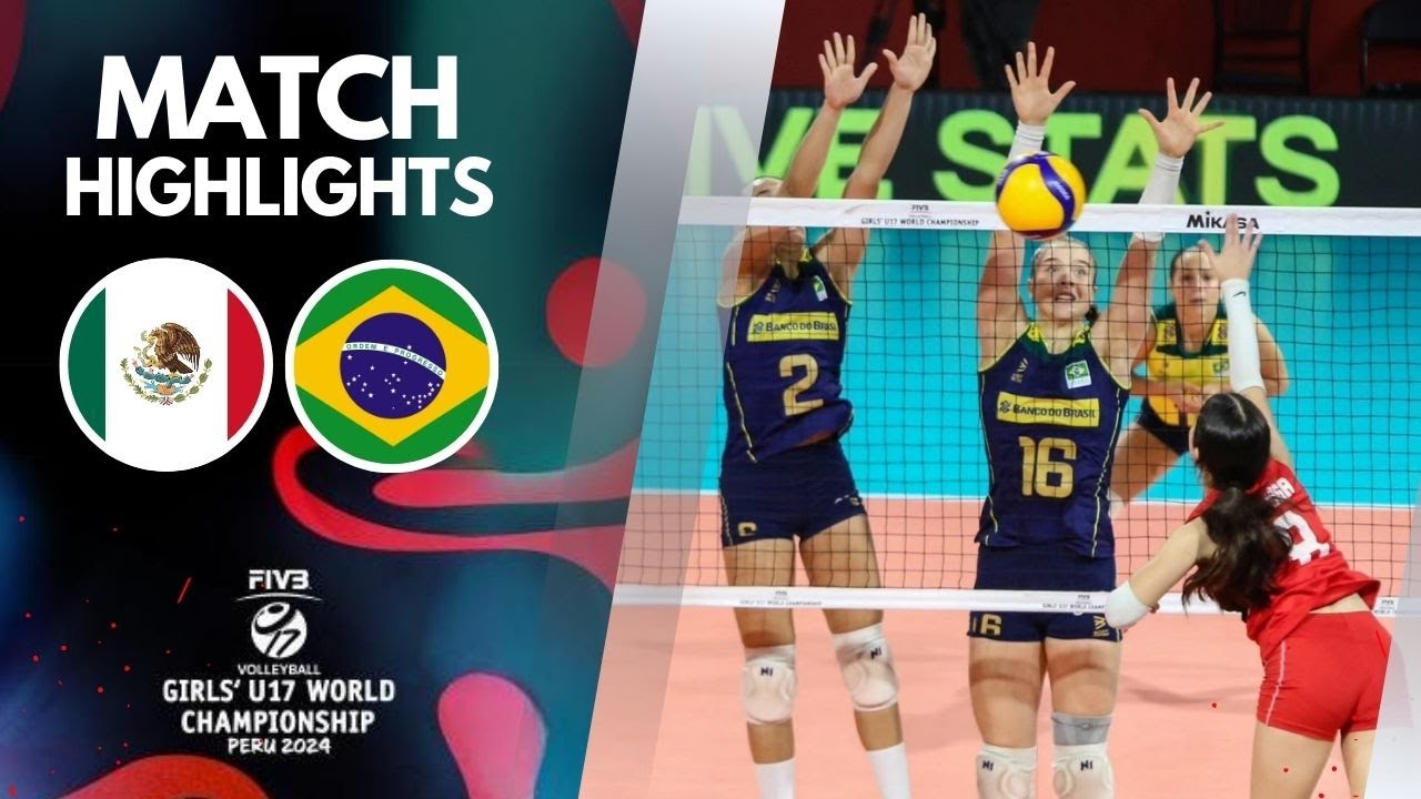 MEXICO 🆚 BRASIL [4K]  | Highlights | Girls' U17 World Championship 2024