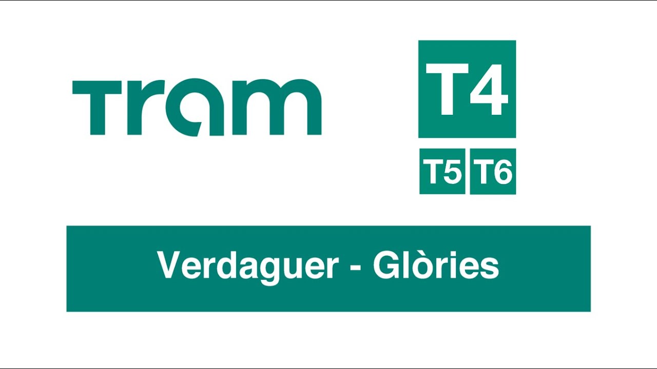 Tram Barcelona, parada a parada: Verdaguer a Glòries