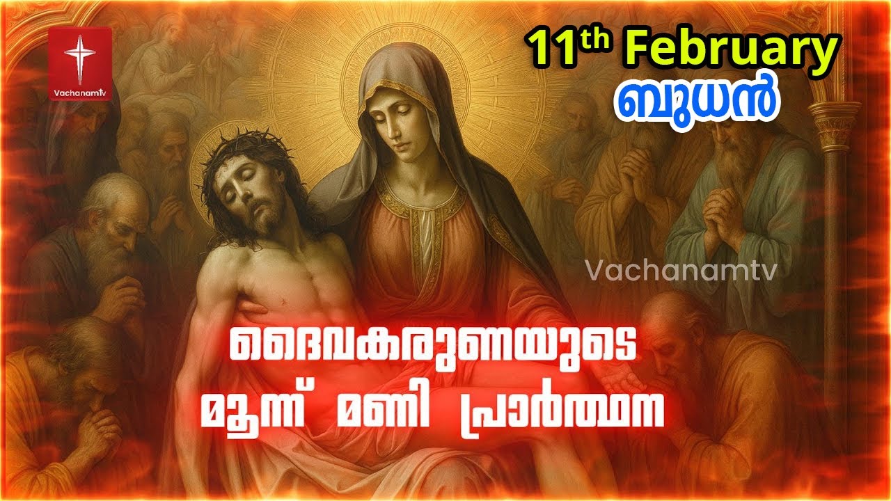 11th February 2026 | ദൈവകരുണയുടെ പ്രാർത്ഥന | 3 മണി Vachanamtv | ROSARY OF DIVINE MERCY #karunakontha