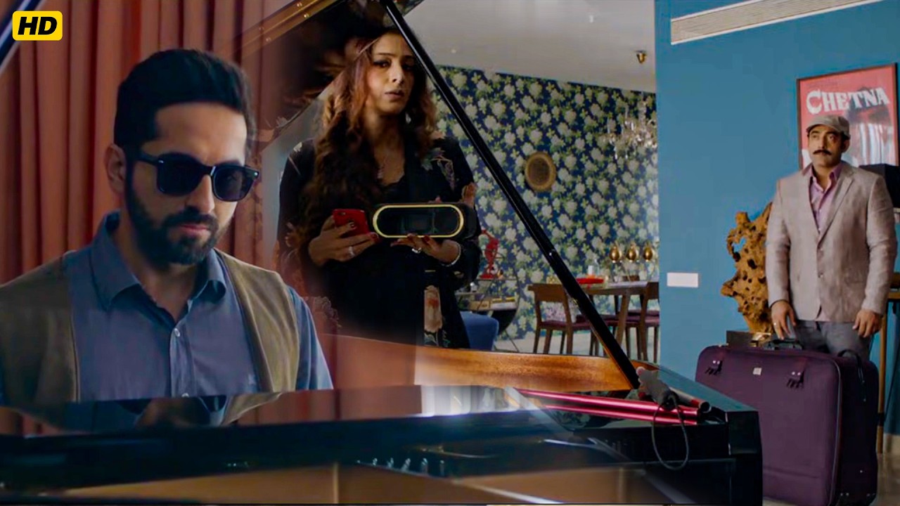 तब्बू लगा को अँधा है... लेकिन आयुष्मान सब देख रहा था – मौत का खेल | Andhadhun |  best Movie Scene