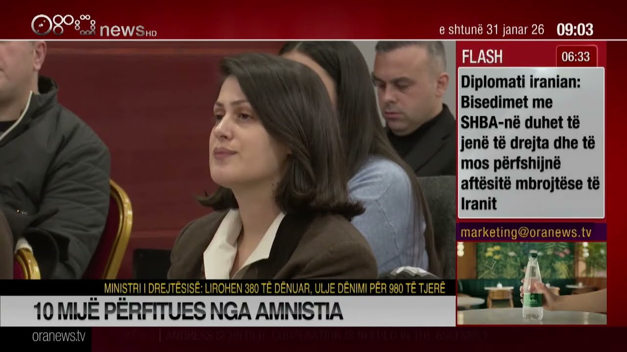 Edicioni informativ - 31 Janar 2026 - Ora 09:00 - Ora News