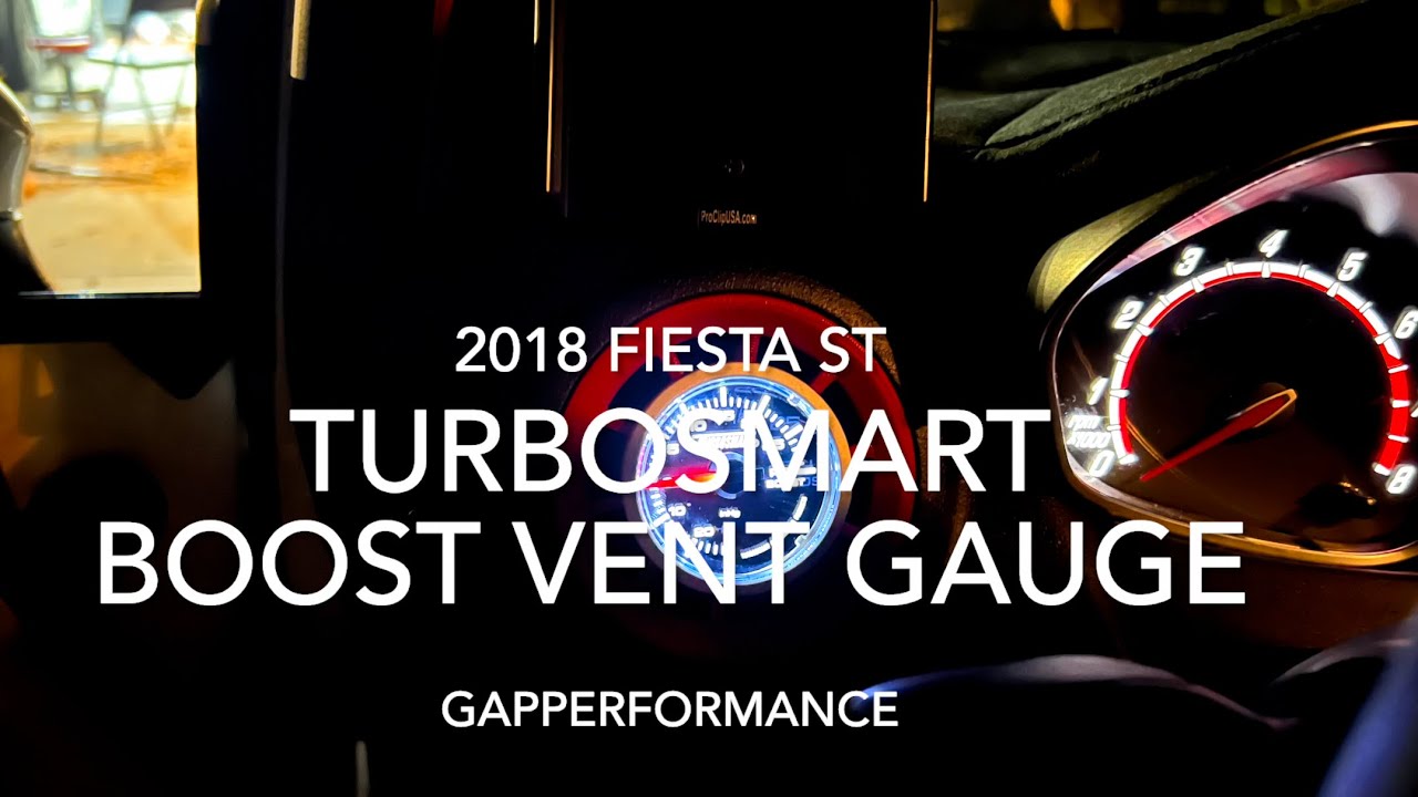 Fiesta ST Pod Mount Gauge Installation - Turbosmart