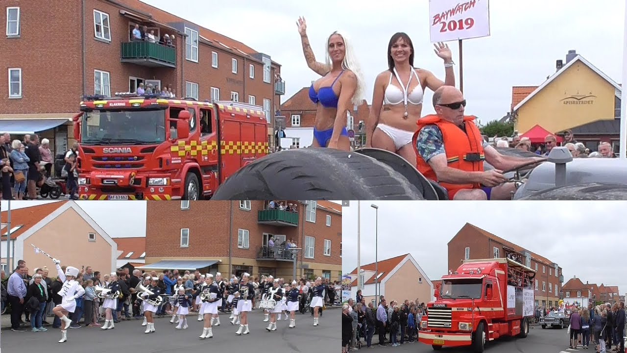 Juelsminde. Havnefest-optoget 2019