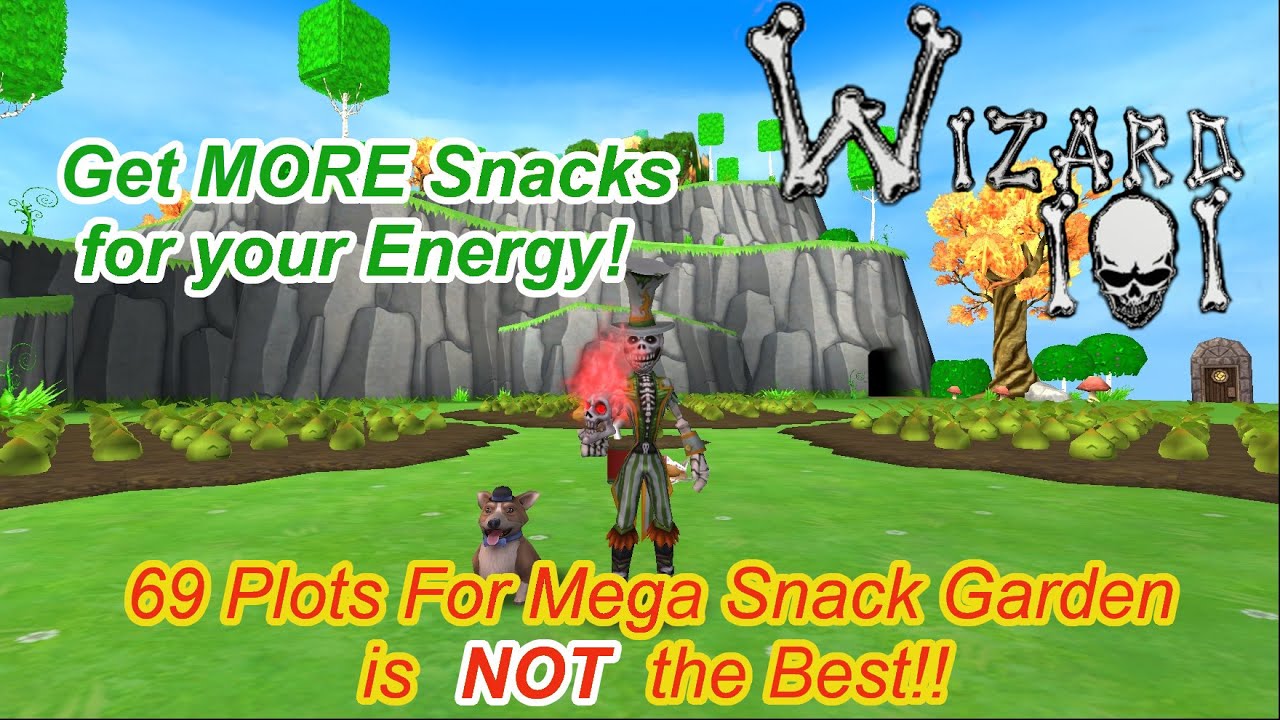 Wizard101 69 Plots Mega Snack Garden is NO LONGER the Best! Couch Potato / Evil Magma Pea