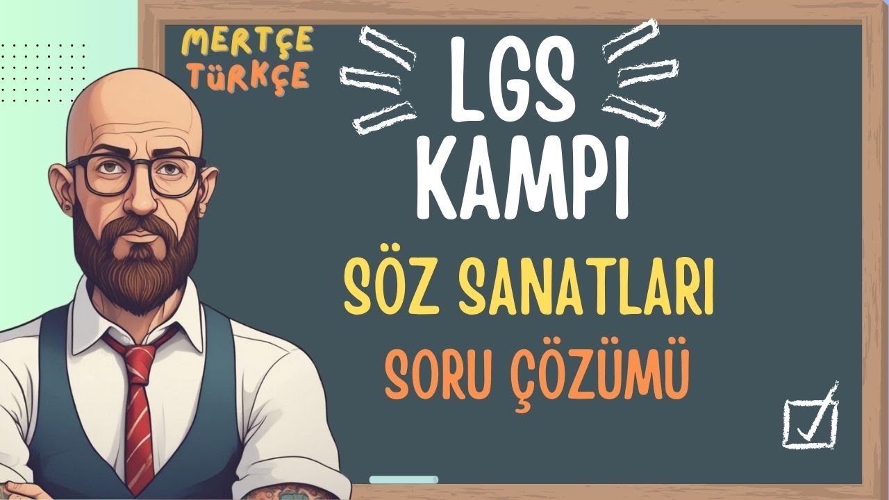 LGS Türkçe Kampı-Söz Sanatları-Soru Çözümü #lgstürkçe
