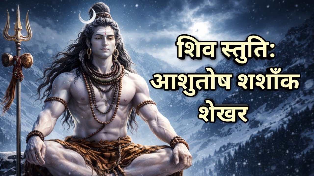 आशुतोष शशांक शेखर | Mahadev Bhajan | Shiv Dhyan | Lord Shiva Meditation Song | Shiv Bhakti