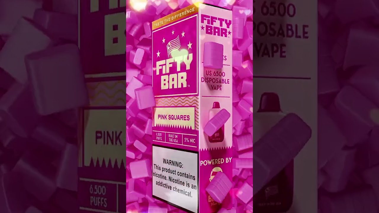 Add a touch of sweetness to your Valentine&rsquo;s Day with Pink Squares! #FiftyBar #OfficialFiftyBar