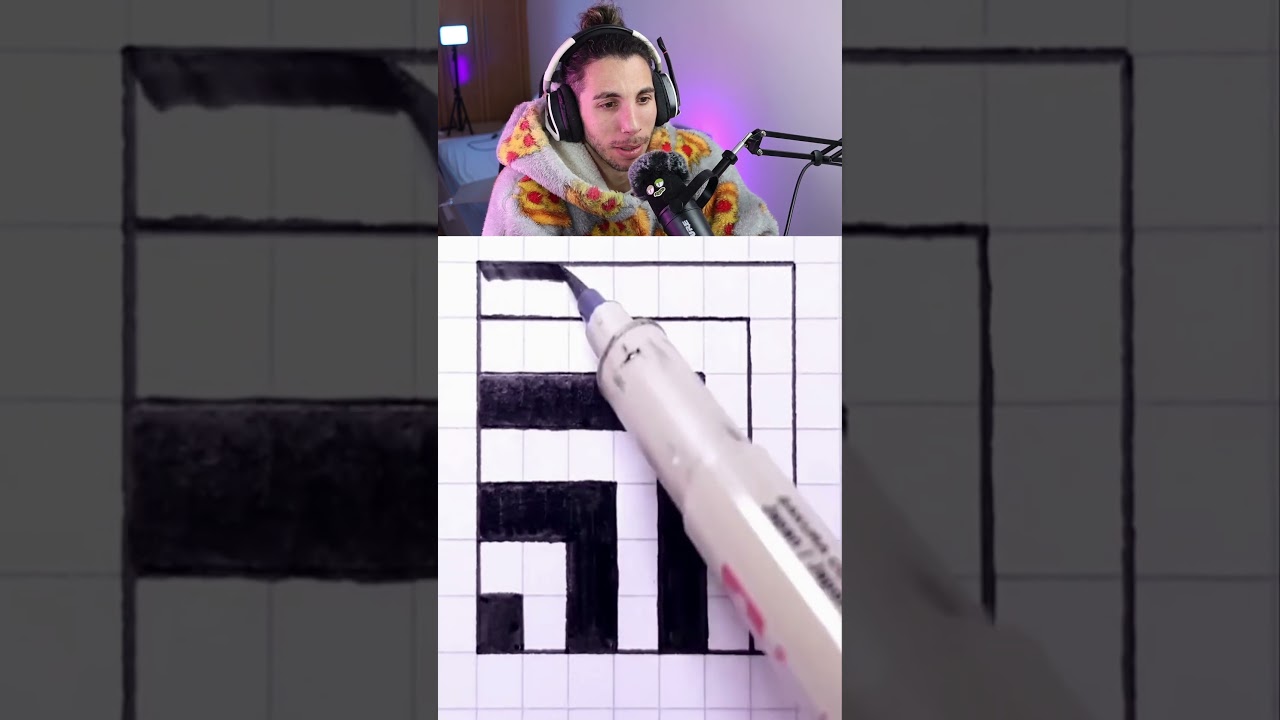 DIBUJO F&Aacute;CIL en 3d #shorts