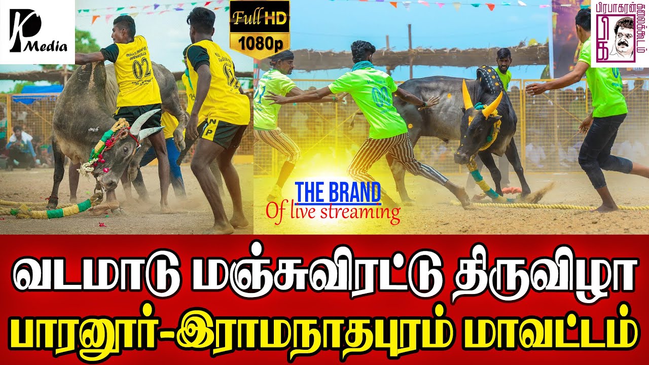 🔴LIVE (நேரலை) | பாரனூர் வடமாடு மஞ்சுவிரட்டு 2026 | இராமநாதபுரம் மாவட்டம் | PK Media