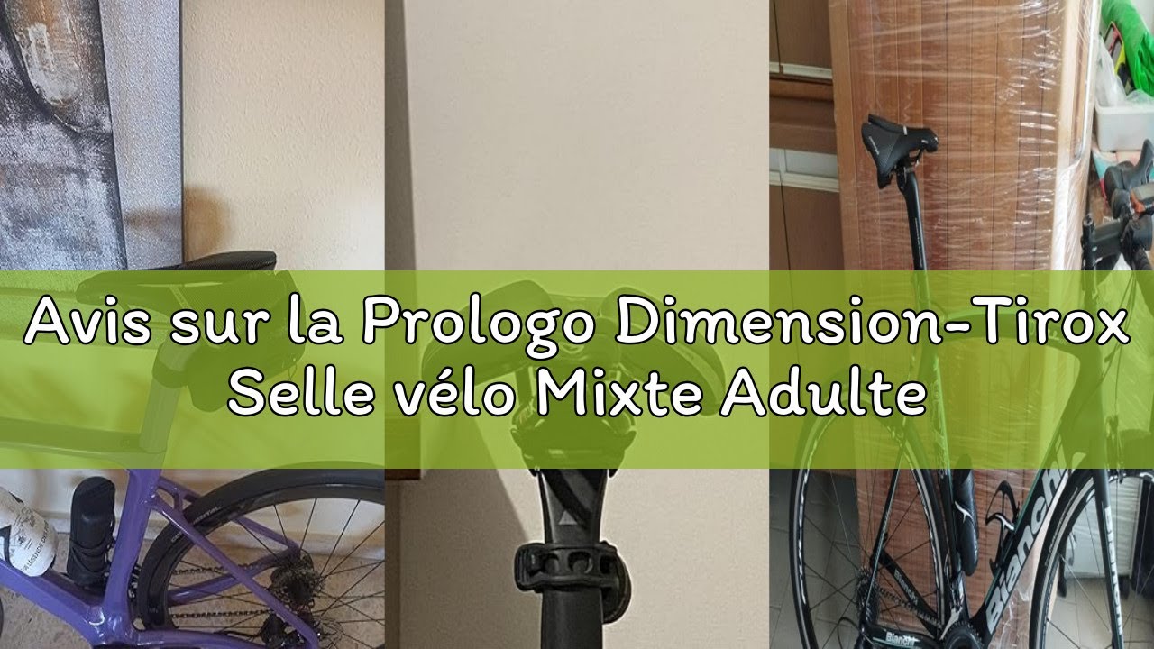 Avis sur la Prologo Dimension-Tirox Selle vélo Mixte Adulte