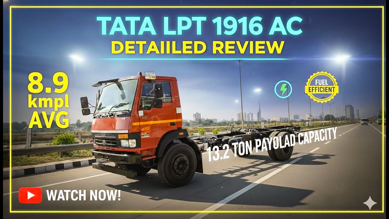 Обзор шасси и кабины Tata LPT 1916 AC
