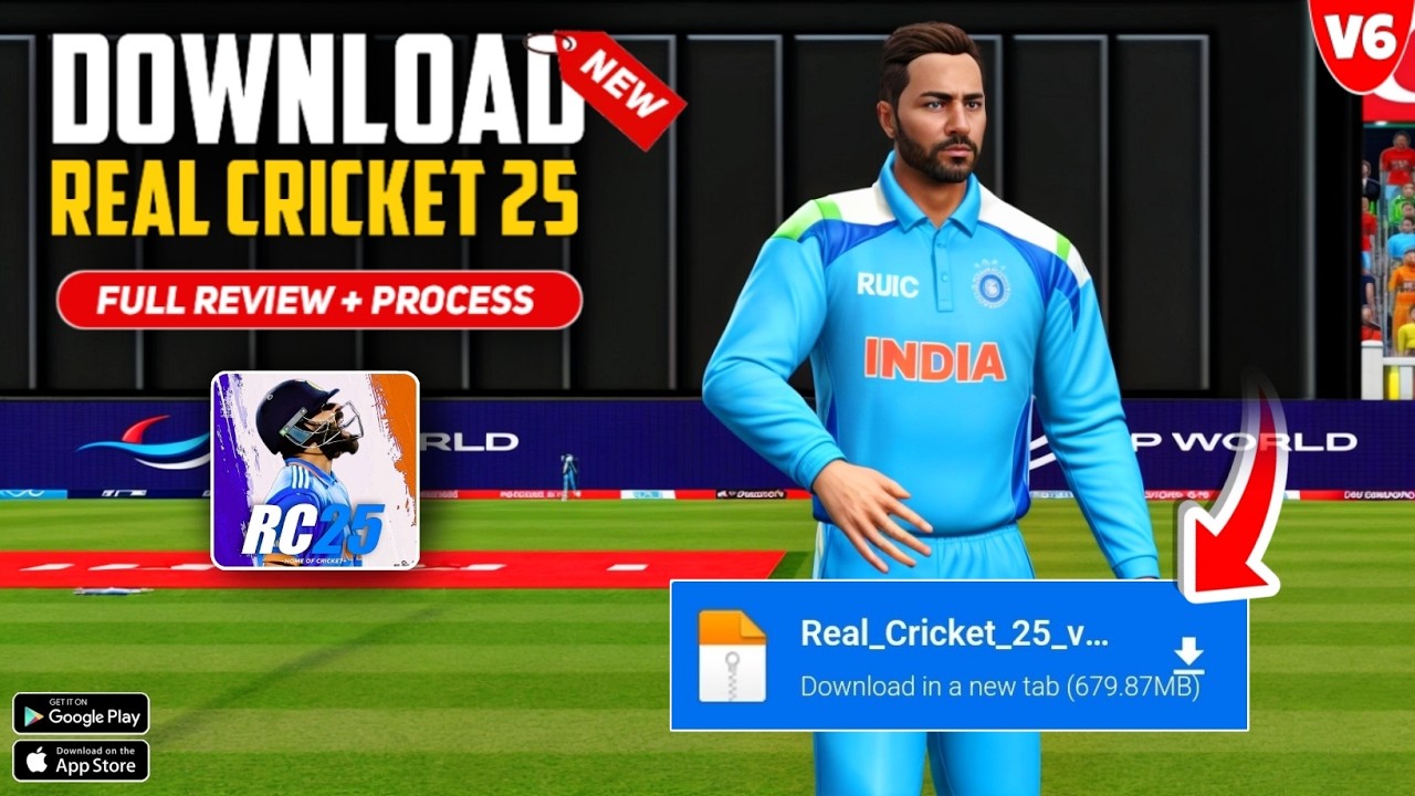 Real Cricket 25 v6 ❤️‍🔥  New Cricket Game