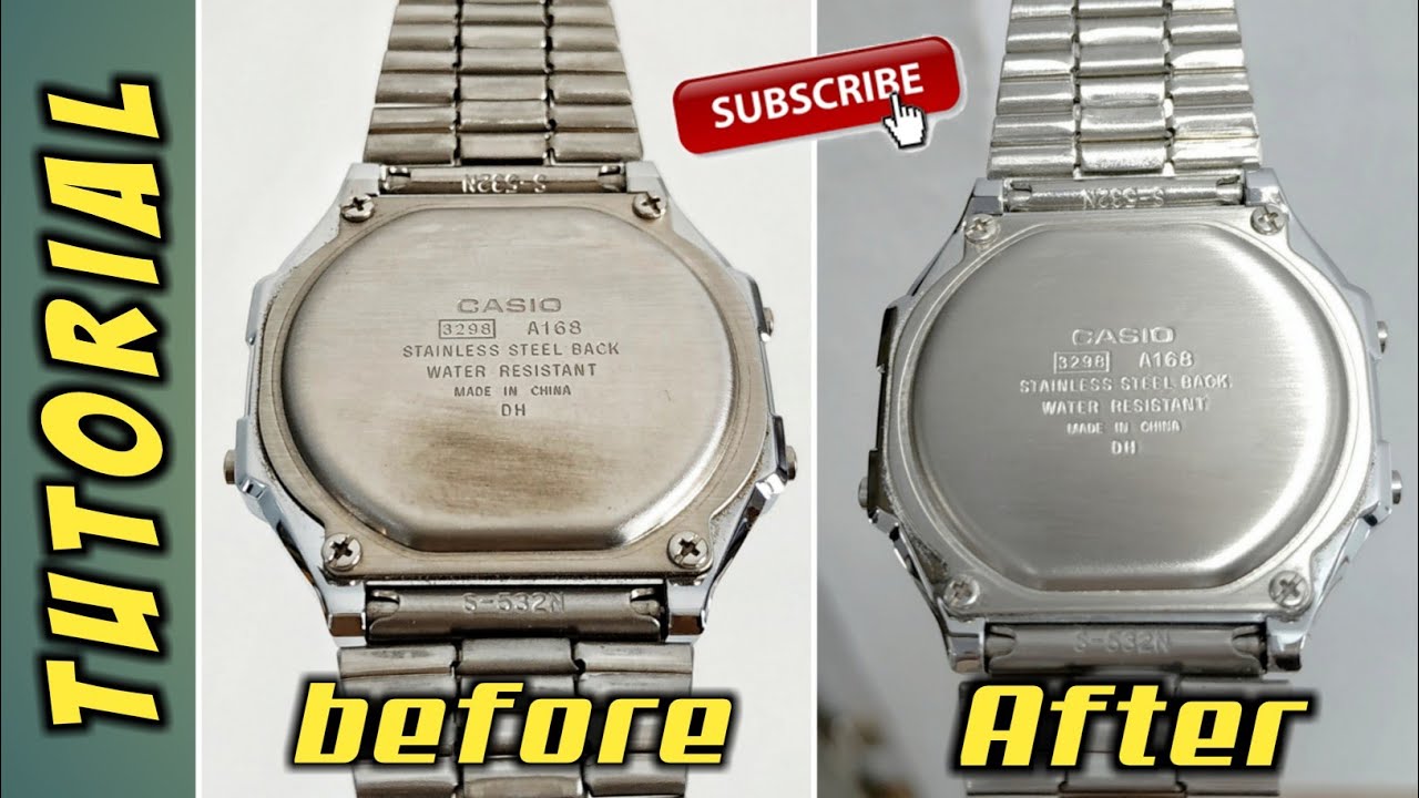 cara membersihkan jam tangan stainless steel yang kotor