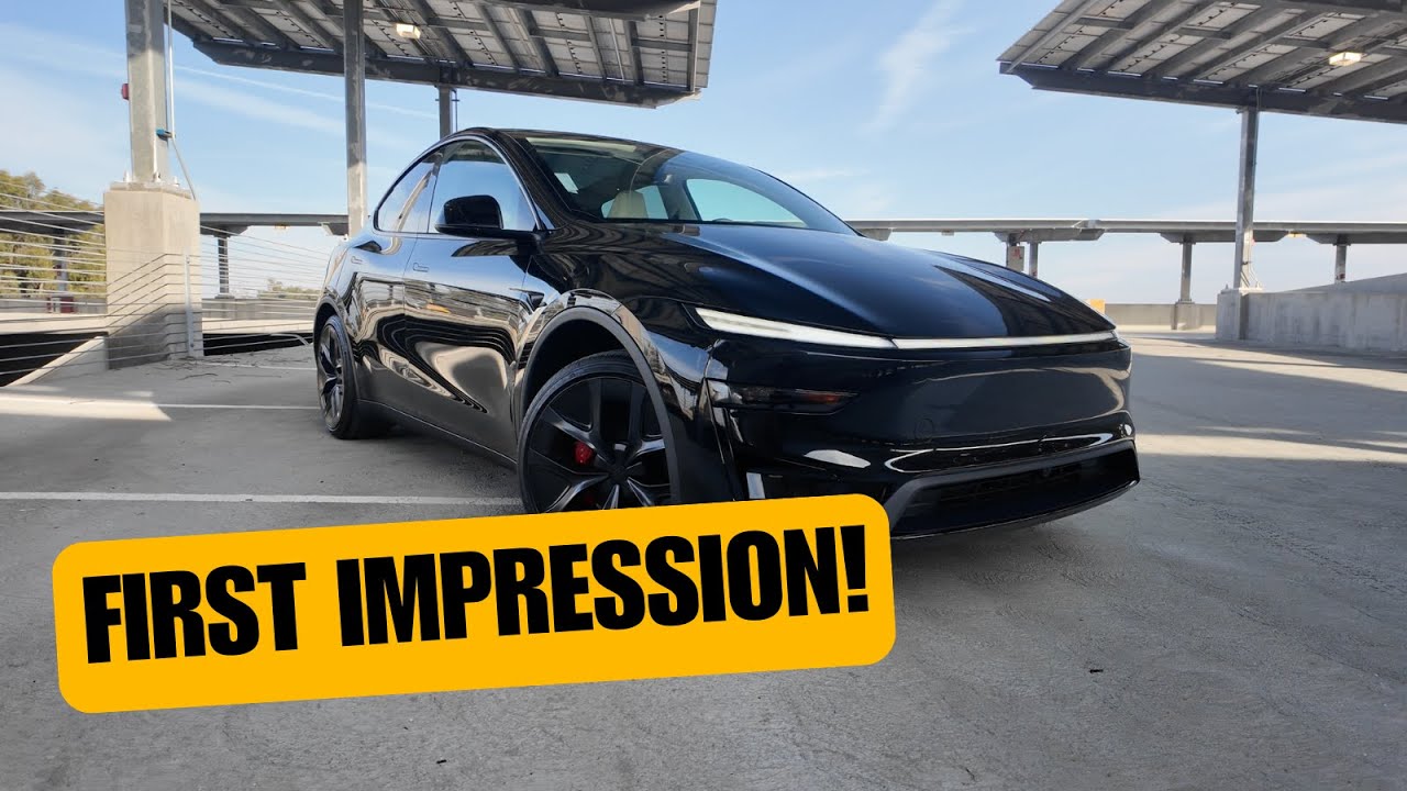 Первые впечатления от вождения моей новой Model Y Performance