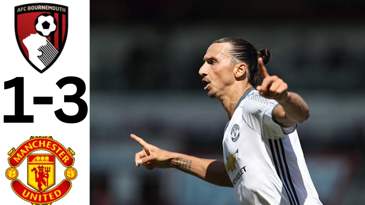 How ZLATAN  Ibrahimović Announced His Arrival! Mourinho's First Game | Man Utd 3-1 Bournemouth