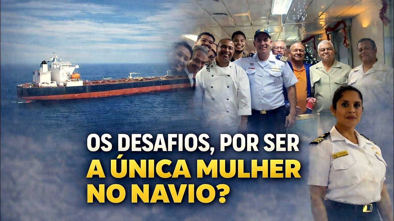OS DESAFIOS, POR SER A ÚNICA MULHER NO NAVIO. 🚢🔱