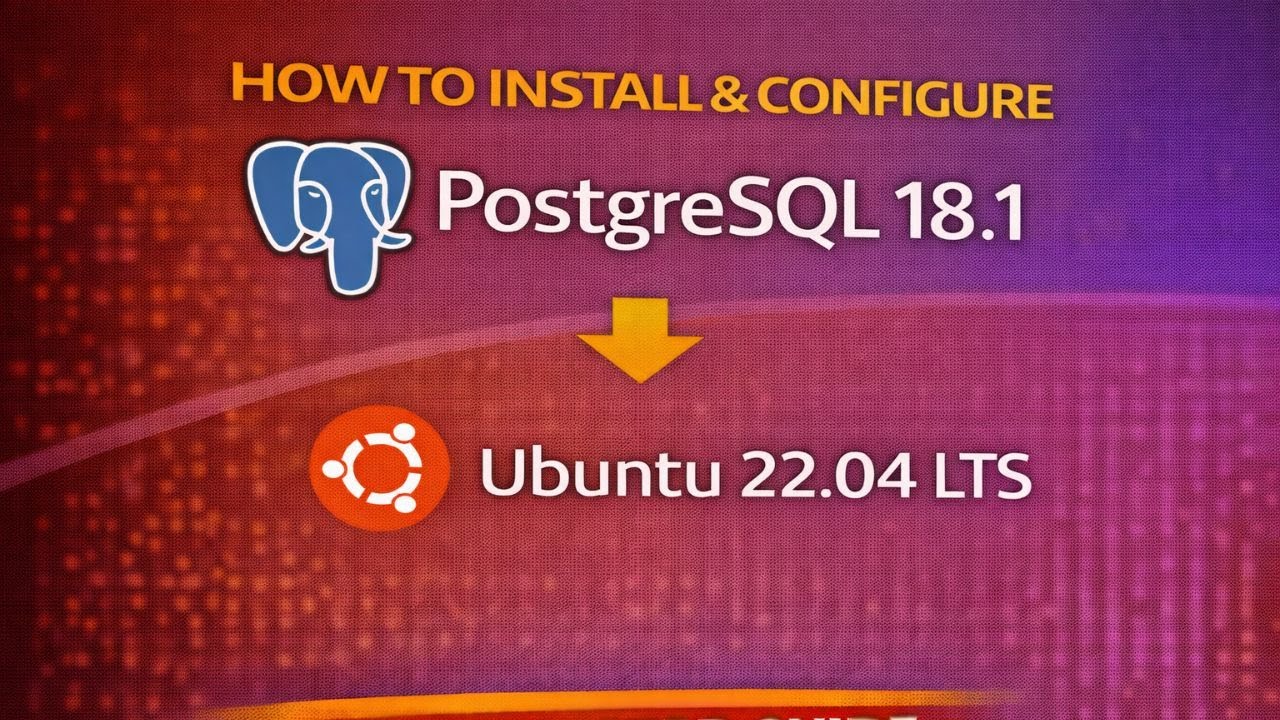 Установка и настройка PostgreSQL 18.1 на Ubuntu 22.04 LTS: пошаговое руководство | Обновление 202...