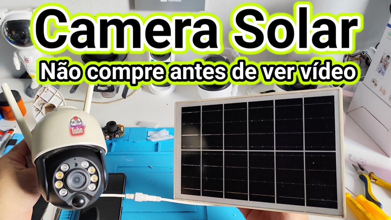 câmera solar não compre antes de ver o vídeo