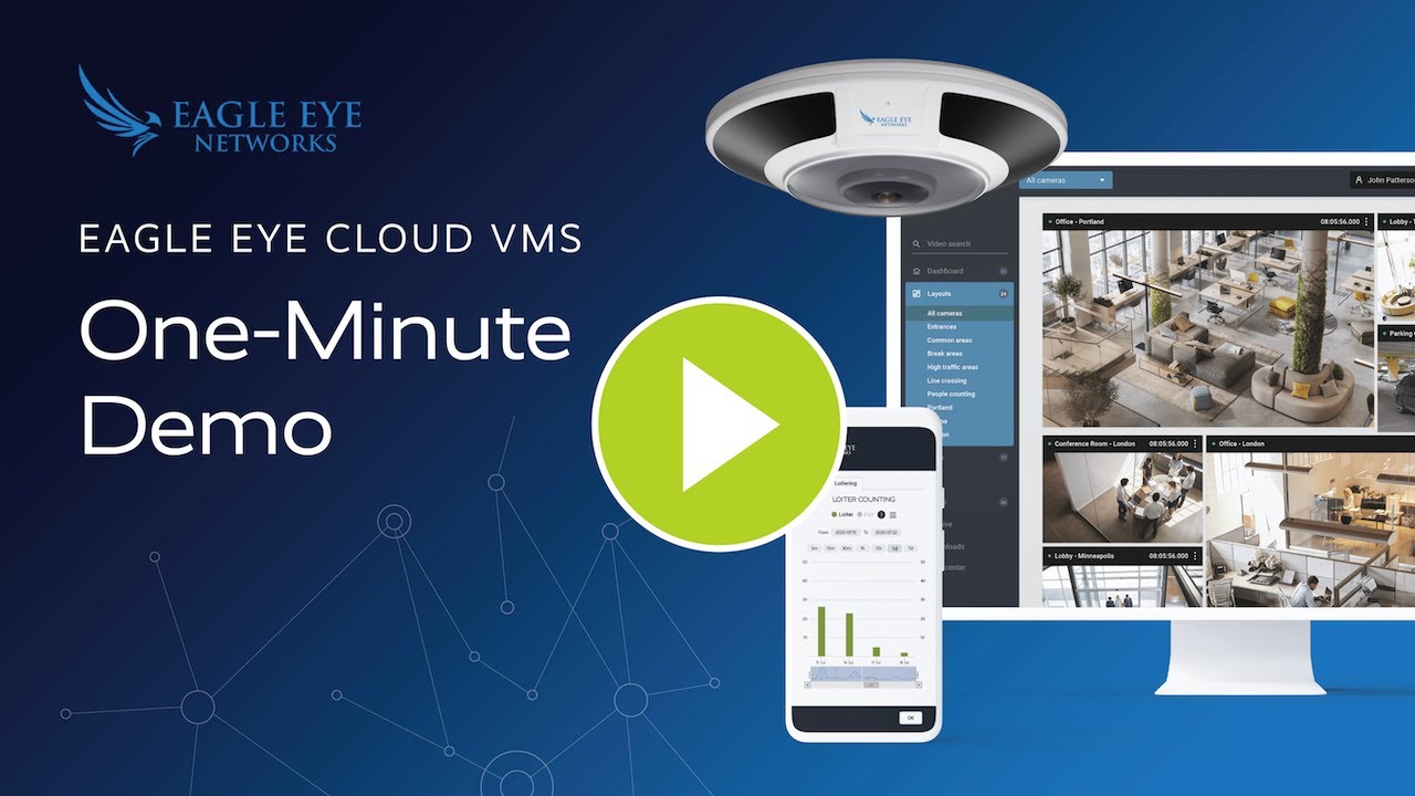 Eagle Eye Networks Video Management System 1 minute Demo
