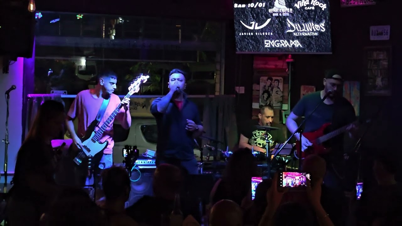 Diluvio en vivo en viña rock café 