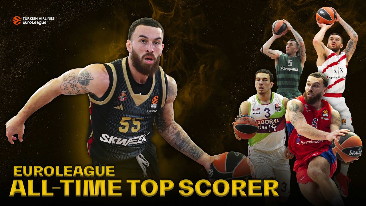 EuroLeague scoring king Mike James through the years