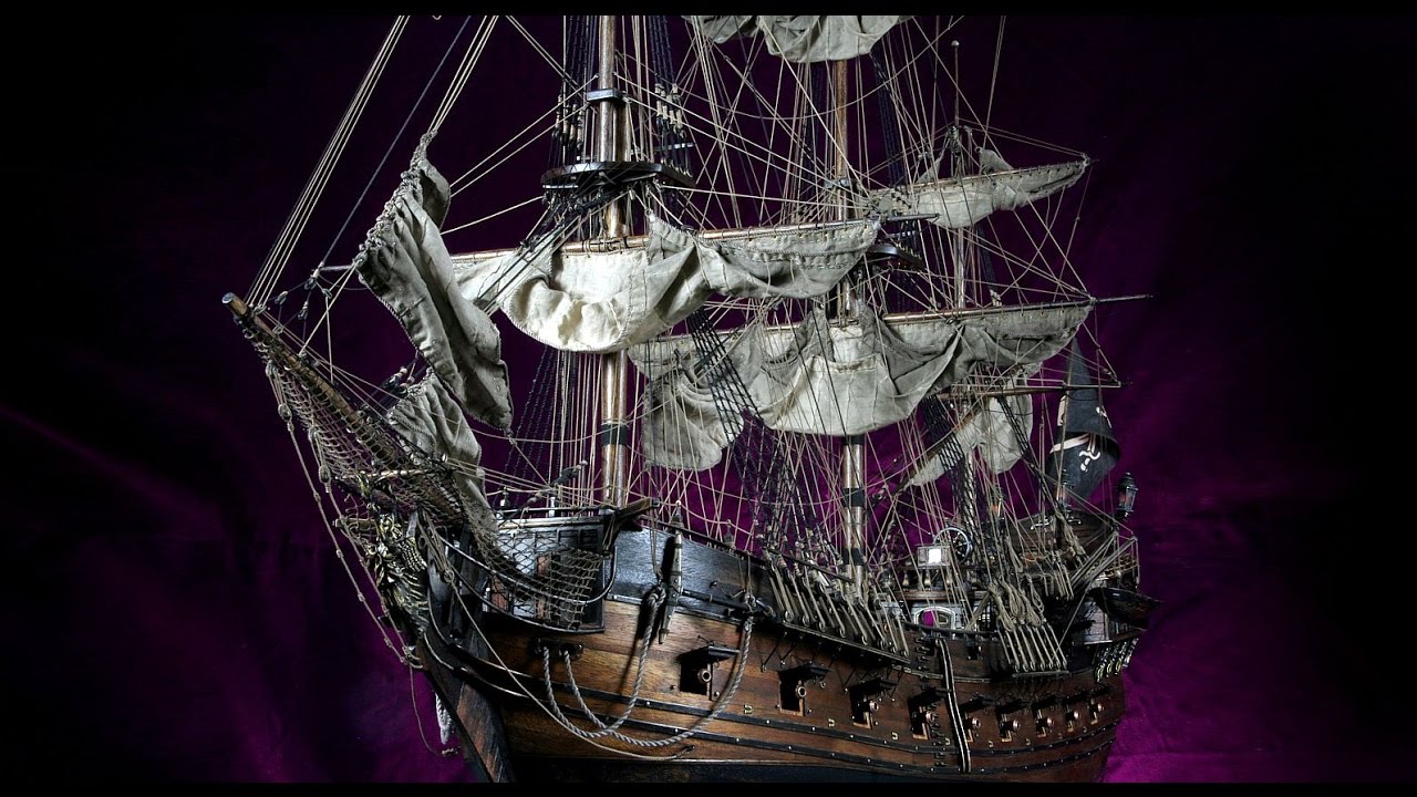Black Pearl model ship