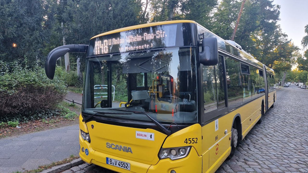 BVG 🚍 BERLIN Buslinie M48 (U Mohrenstr - Busseallee)