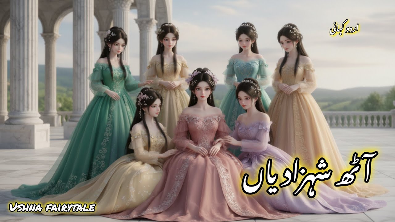 Eight princesses 🌸🌸|Urdu stories | Hindi Stories| Hindi fairytales #fairytales 