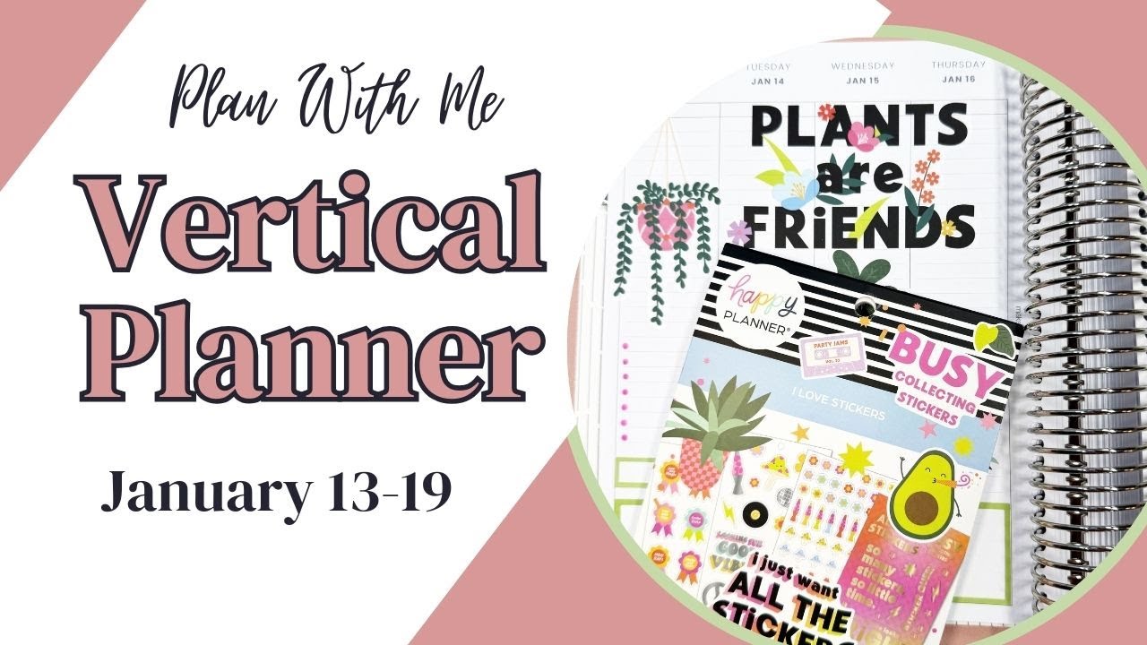Plan With Me | Makselife Vertical Planner | Plants Are Friends!