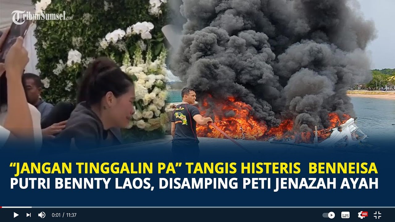 Tangis Histeris Benneisa Putri Benny Laos, Disamping Peti Jenazah Sang Ayah