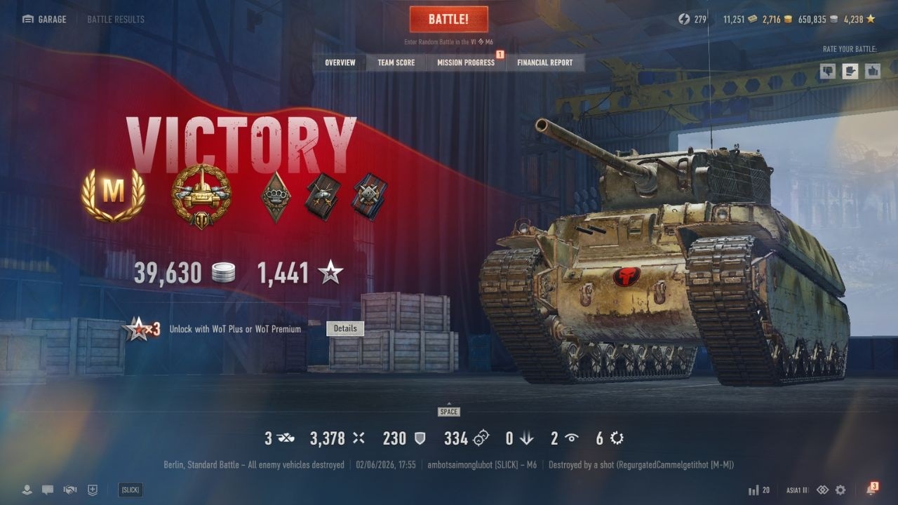 M6 3378 DMG Full Gameplay
