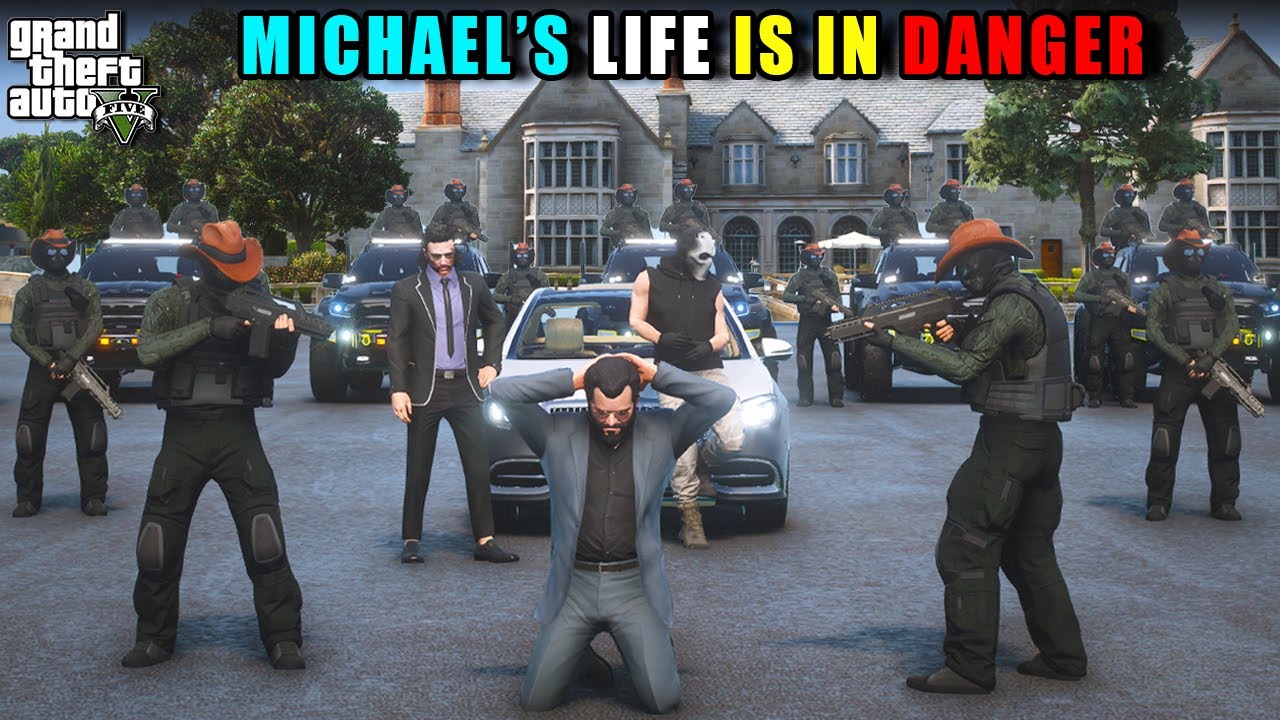 MICHEAL'S  LIFE  IS IN DANGER | GTA 5 GAMEPLAY #103