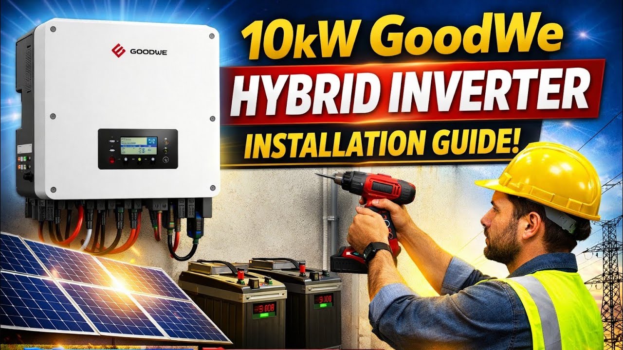 10kW GoodWe Hybrid Inverter Installation Complete Guide | Technical Solar Company