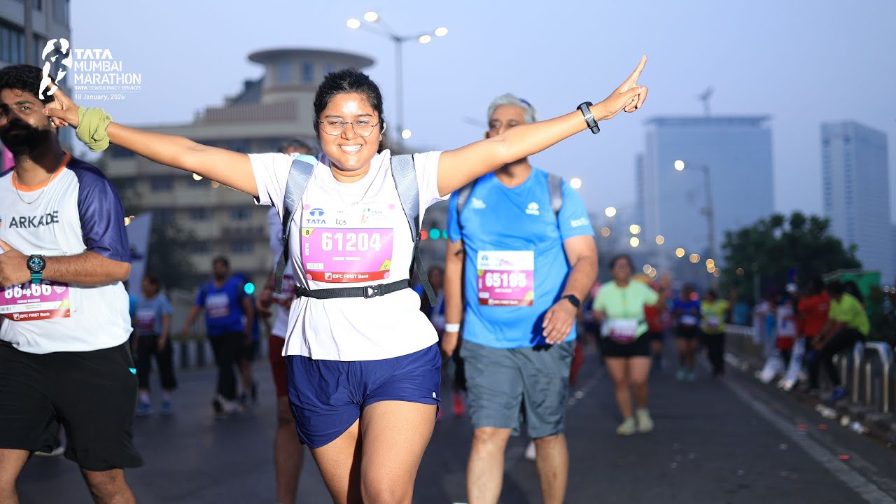 Last 1 KM of Tata Mumbai Marathon 2026 | 10 Kilometres race | a Runners dream @TataMumbaiMarathon 