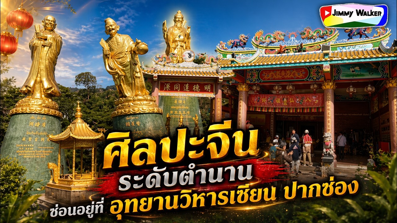 ศิลปะจีนระดับตำนาน ซ่อนอยู่ที่ปากช่อง อุทยานวิหารเซียน