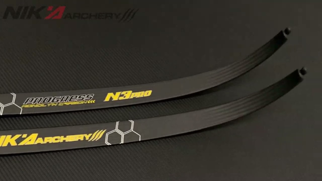 NIKA ARCHERY N3 Pro 66" 68" 70" Carbon Recurve Bow Limbs