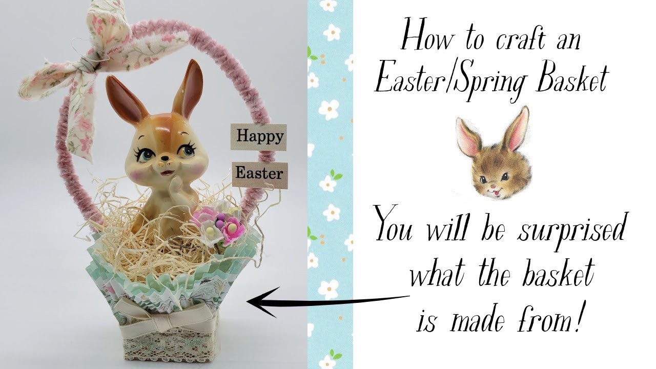 How to make a SPRING/EASTER basket You will be surprised how I make the basket! Ideas & inspiration