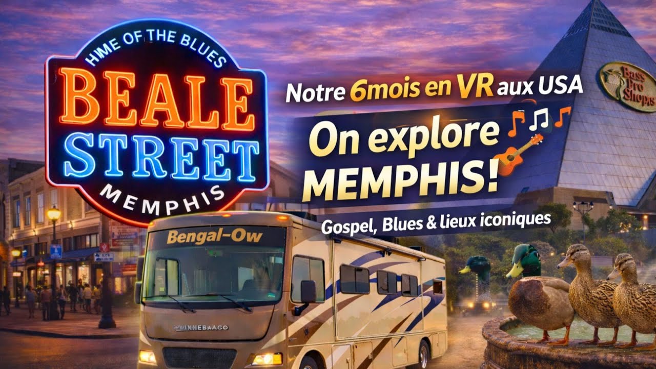 Notre 6mois en VR aux USA - On explore MEMPHIS ! 🎶 Gospel, Blues & Lieux iconiques
