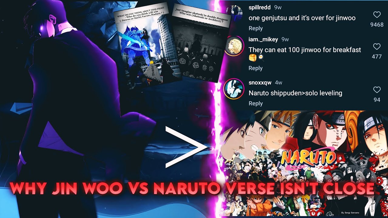 Jin woo vs naruto verse  [hindi]