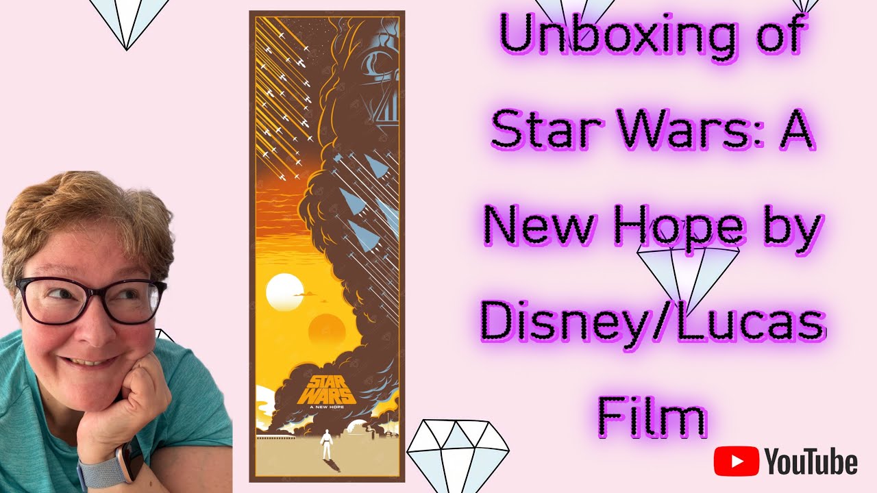 Распаковка алмазной живописи «Звёздные войны: Новая надежда» от Disney/Lucasfilm от Diamond Art C...