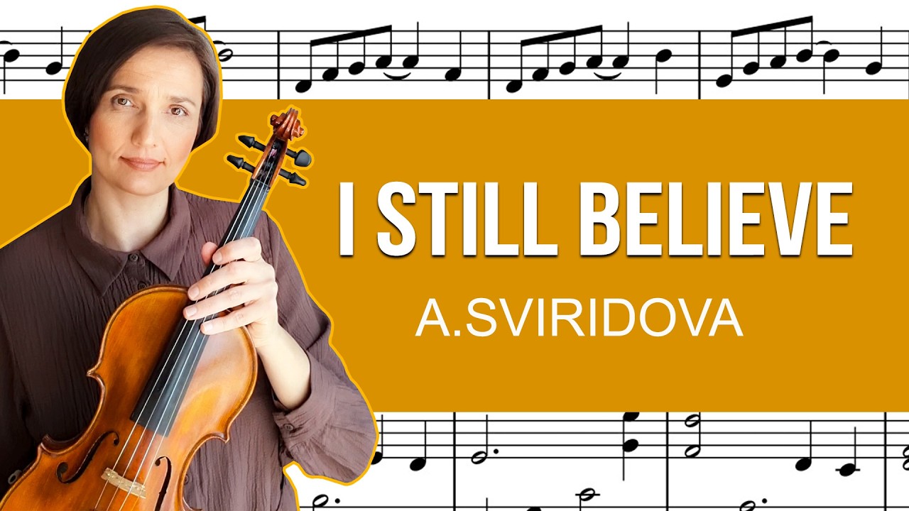 Aleksandra Sviridova – I Still Believe | Violin & Piano Sheet Music + Multi-Tempo Backing Tracks