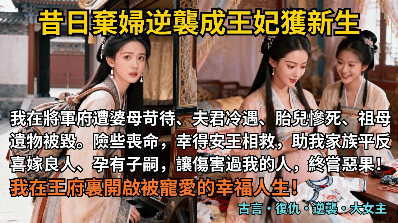 【古言逆襲】完結爽文，我在將軍府遭婆母苛待、夫君冷遇、胎兒慘死、祖母遺物被毀。險些喪命，幸得安王相救，助我家族平反、喜嫁良人、孕有子嗣，讓傷害過我的人，終嘗惡果！#完結 #小說 #古言小說 #復仇