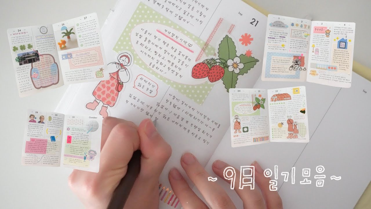 9월의 일기 모음집📒🫧☕️🛋️
