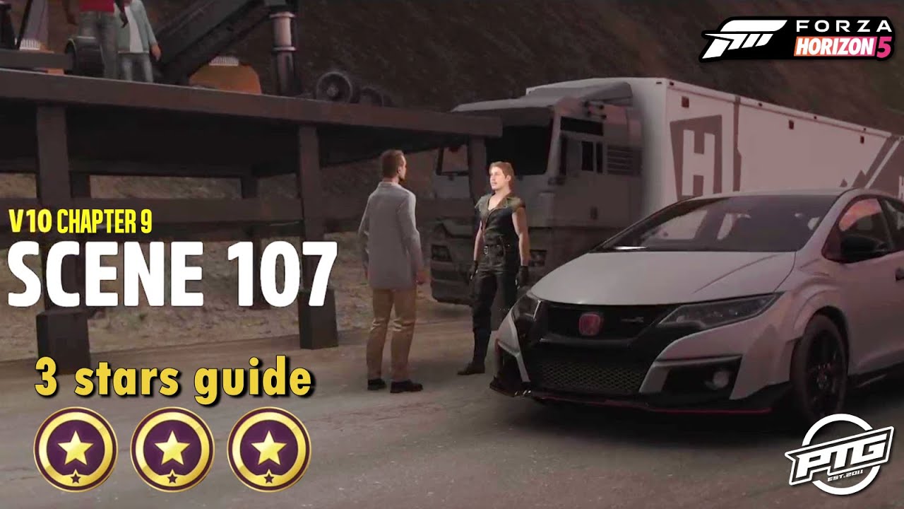 FH5 V10 Story: Scene 107 (3 stars guide)
