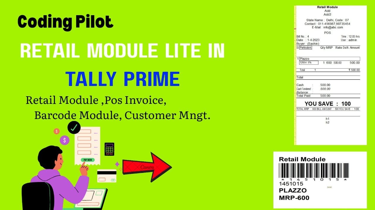 Complete Retail Solution | Barcode POS System For Tally Prime