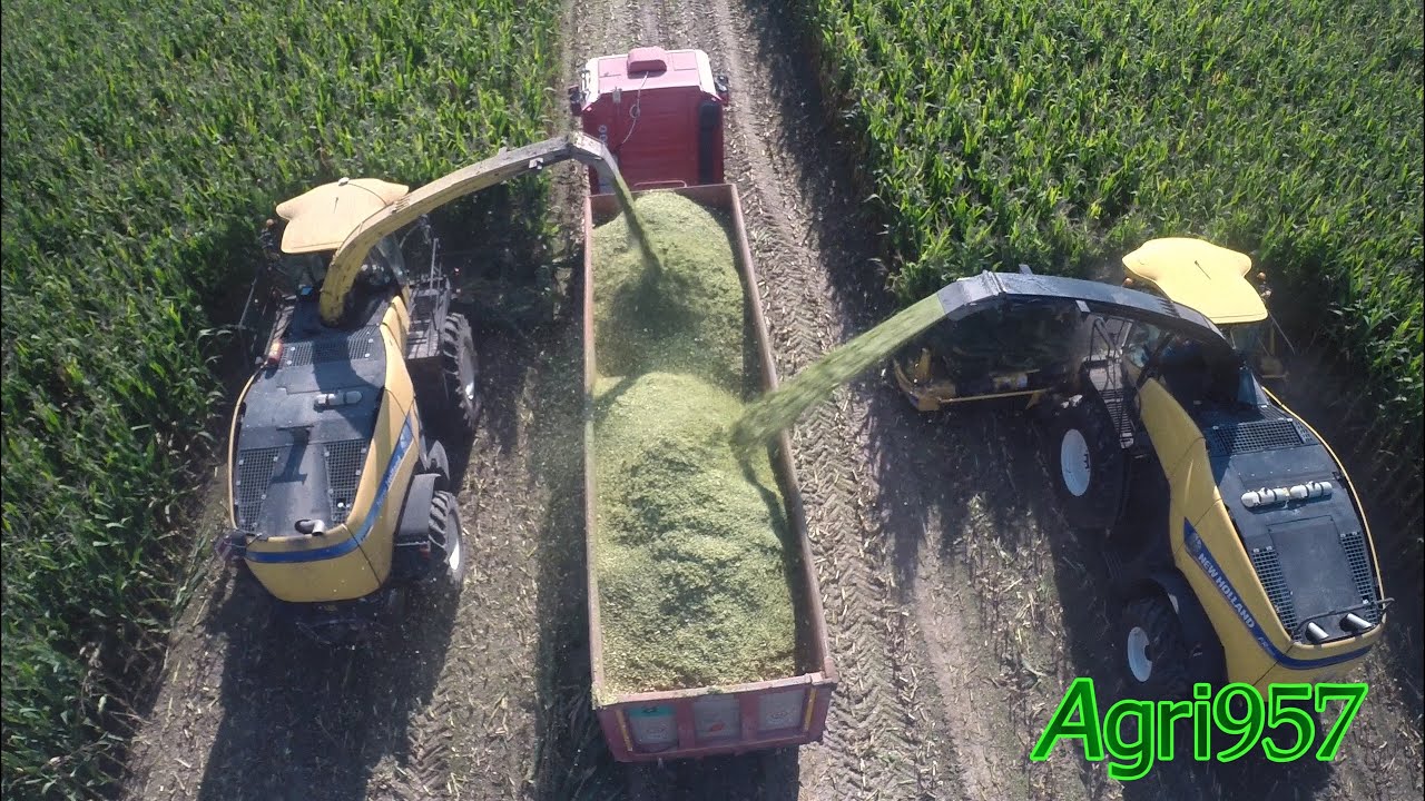 NEW FR850 & FR9060 - TWO BIG NEW HOLLAND Silage Harvester | RENAULT Truck & JCB Fastrac 8310