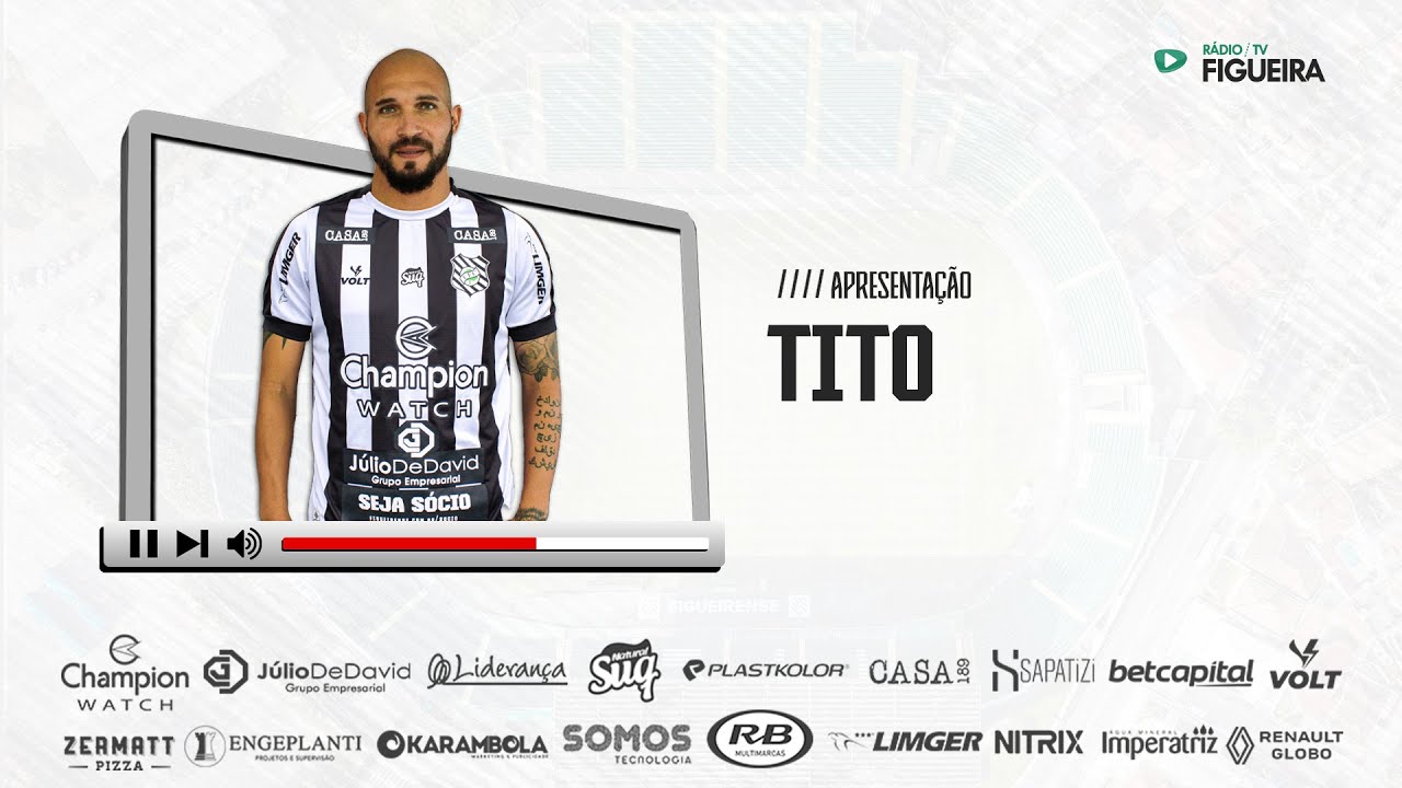 Apresentação do atacante Tito - 08 de julho de 2022